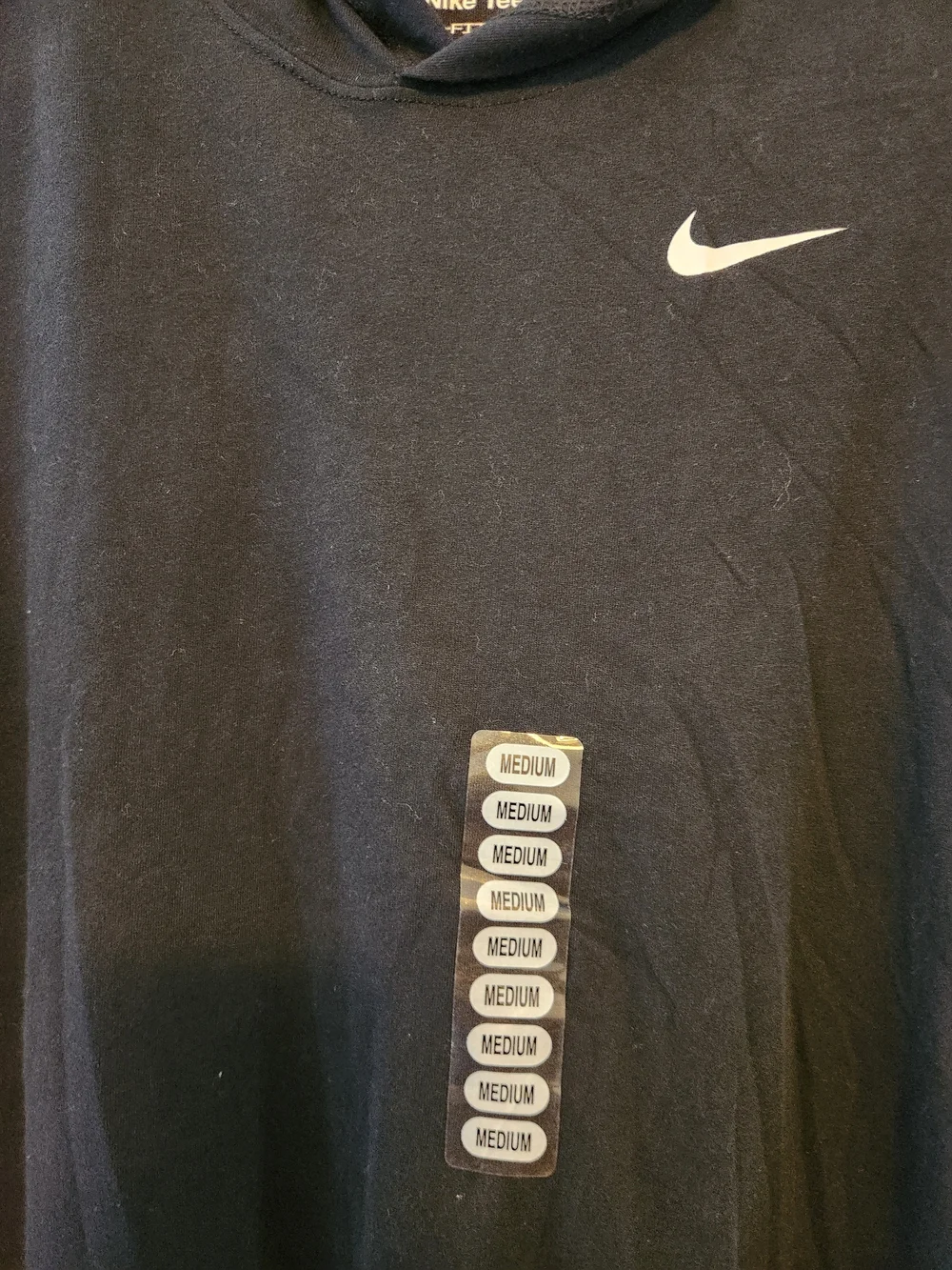 Nike Black Long Sleeve Dri-FIT Hoodie
